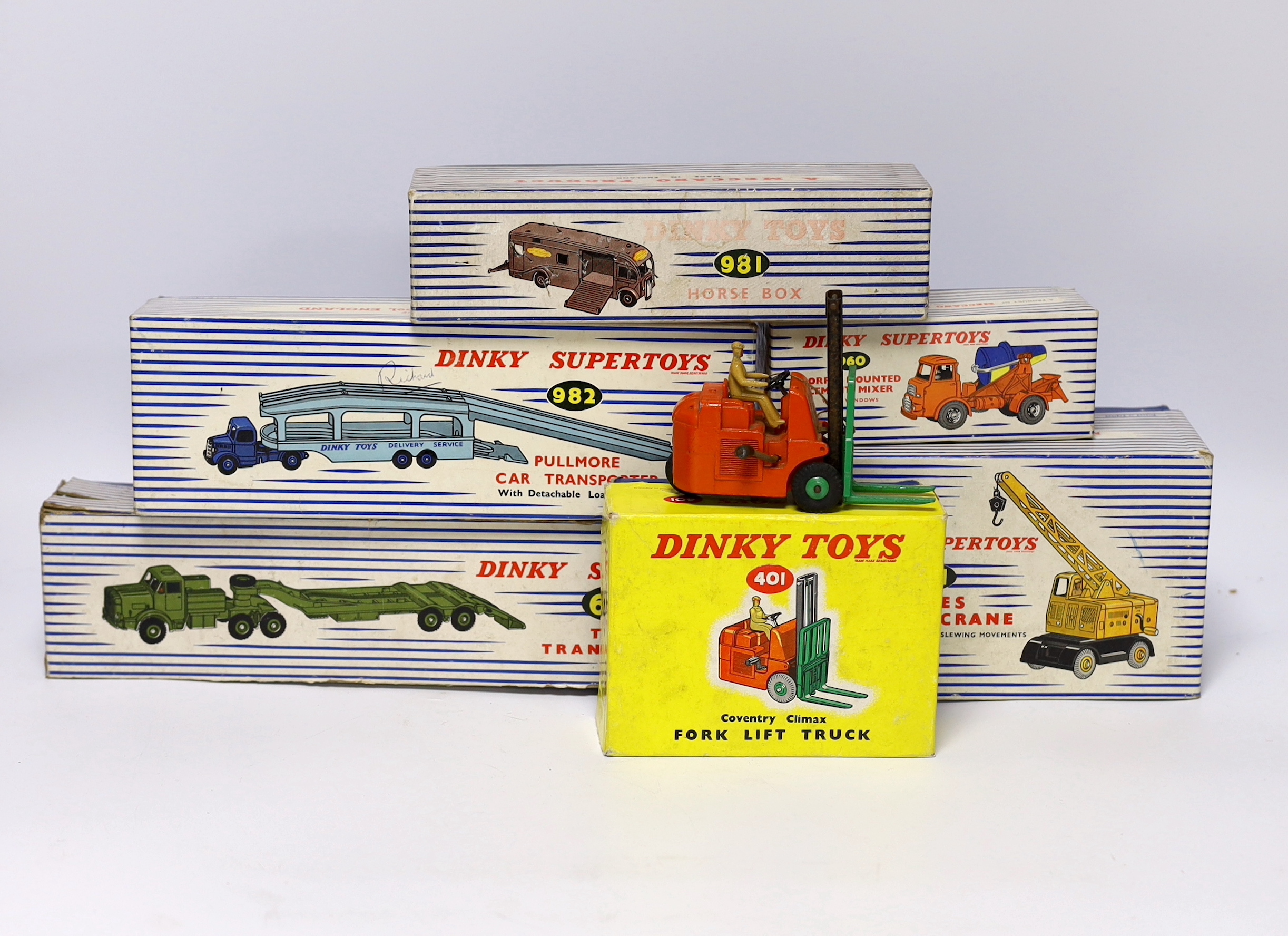 Six boxed Dinky Toys